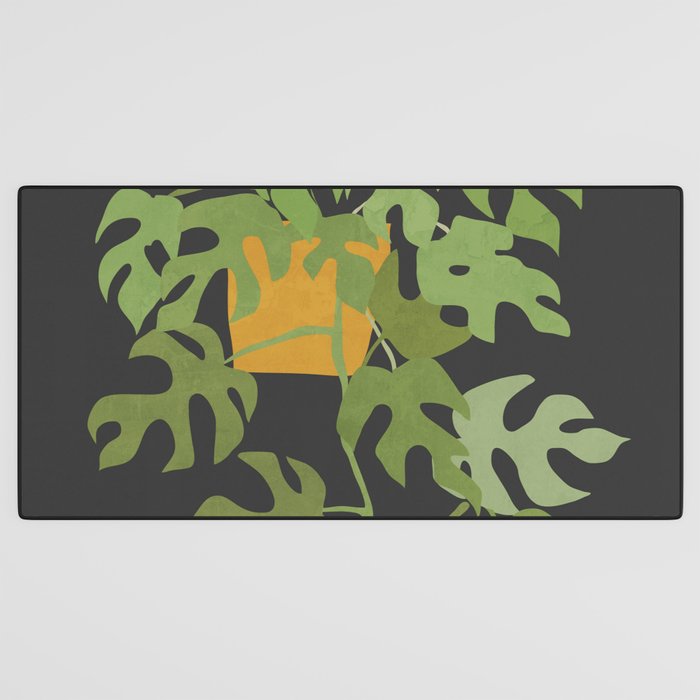 Minimal Abstract Art Plant 28 Desk Mat Gallery Image 3