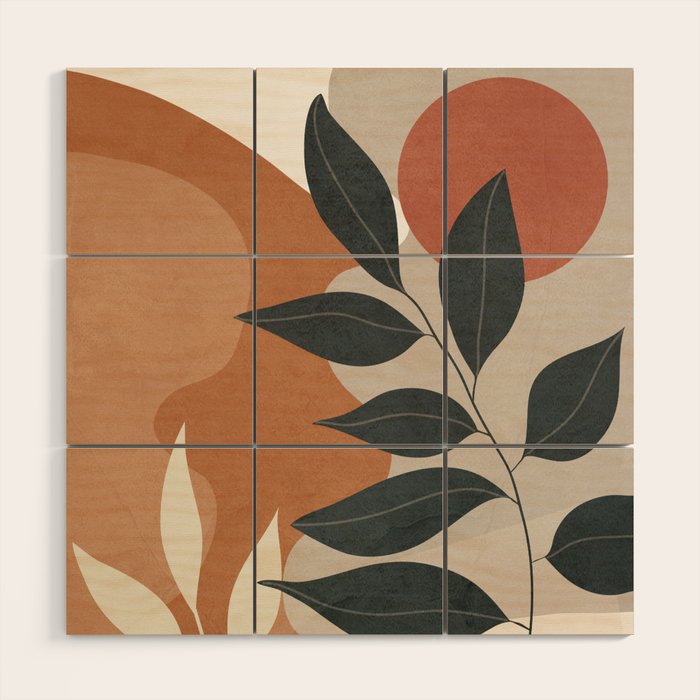 Branches Design 02 Wood Wall Art Gallery Image 1