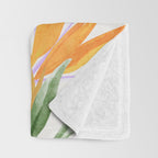 Abstract Art Tropical Leaves 20 Throw Blanket Gallery Image 3
