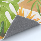 Abstract Art Tropical Leaves 20 Rug Gallery Image 4
