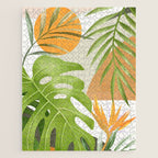 Abstract Art Tropical Leaves 20 Jigsaw Puzzle Gallery Image 1