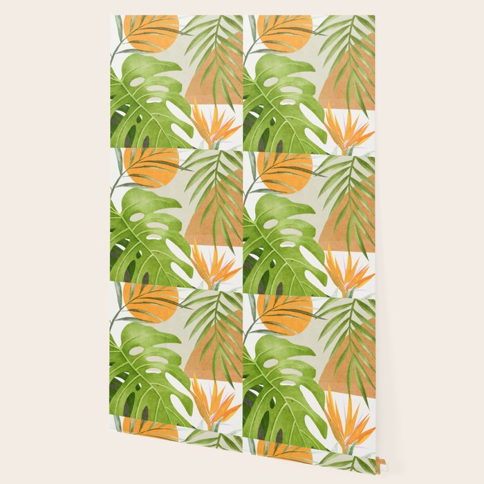 Abstract Art Tropical Leaves 20 Wallpaper Gallery Image 2