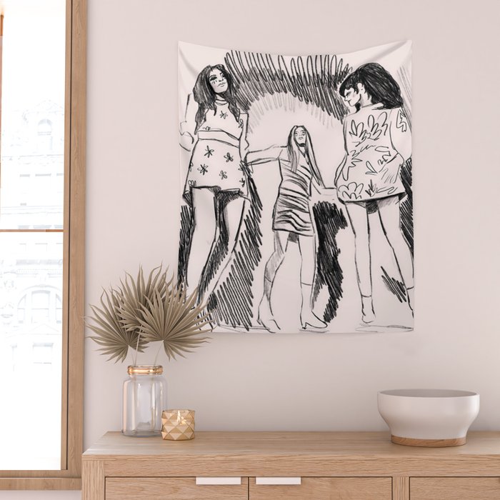 Blame It on the Boogie Wall Tapestry Gallery Image 2
