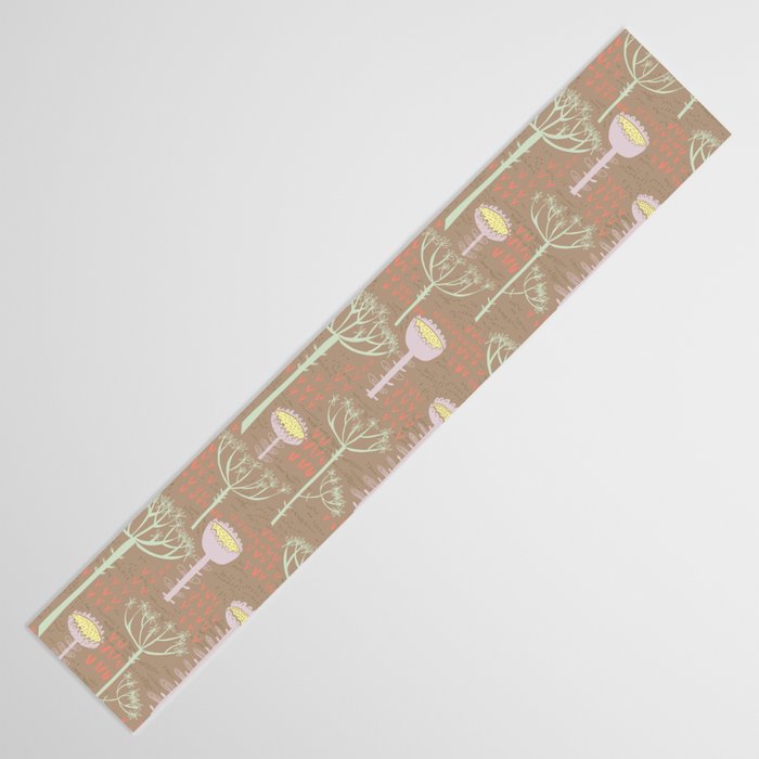 Block print brown bunny Table Runner Gallery Image 3