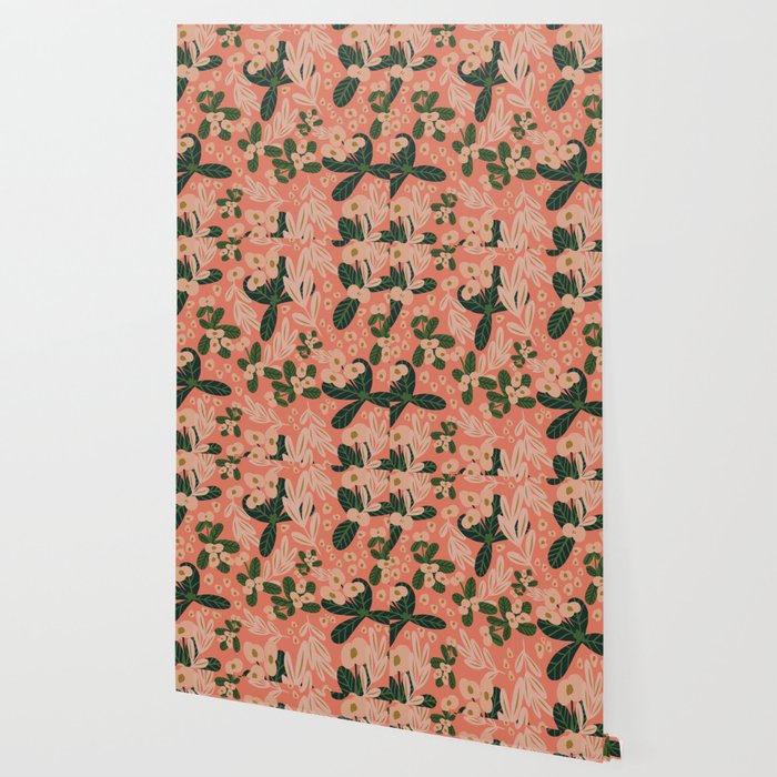 Poppy Pine (pink) Wallpaper Gallery Image 2