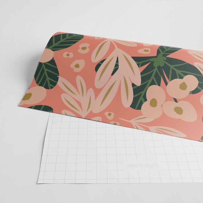 Poppy Pine (pink) Wrapping Paper Gallery Image 2