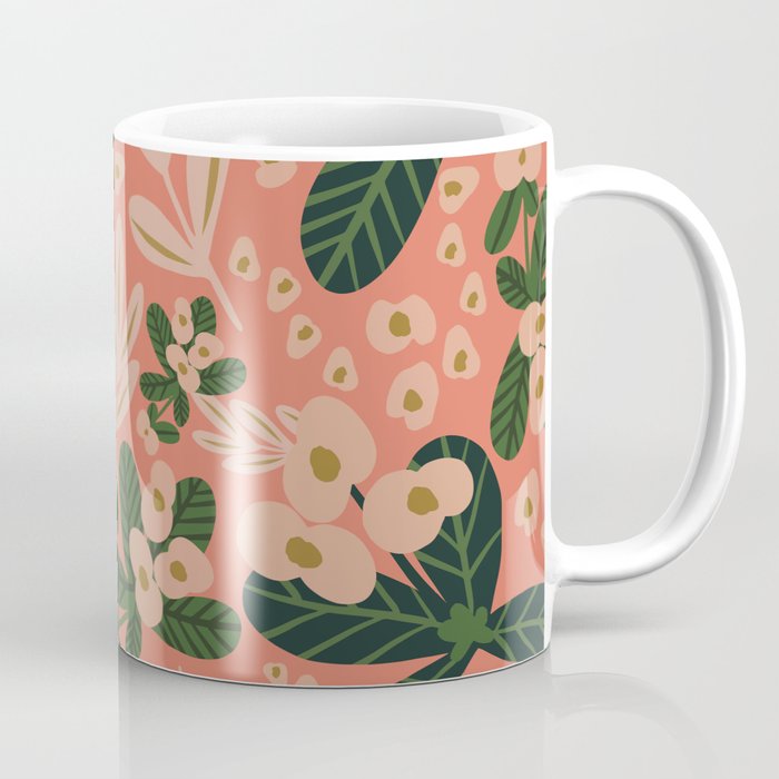 Poppy Pine (pink) Coffee Mug Gallery Image 1