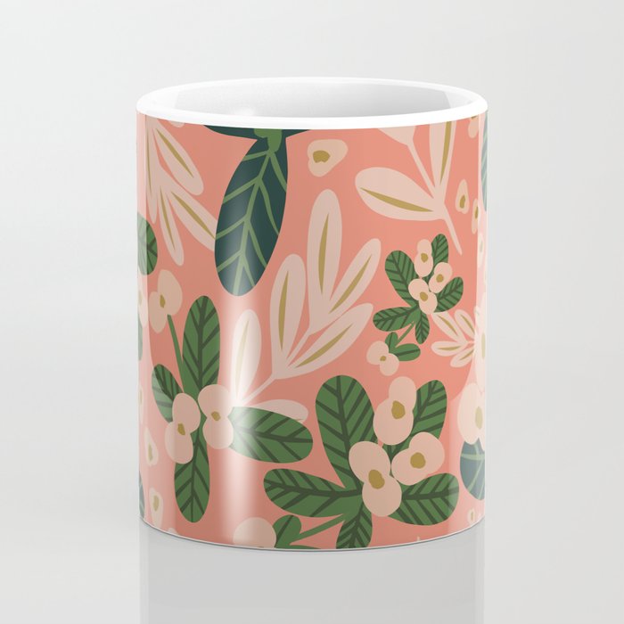 Poppy Pine (pink) Coffee Mug Gallery Image 4