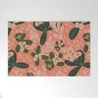 Poppy Pine (pink) Welcome Mat Gallery Image 1