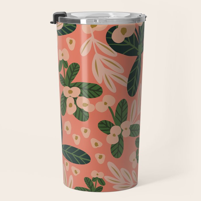 Poppy Pine (pink) Travel Mug Gallery Image 3
