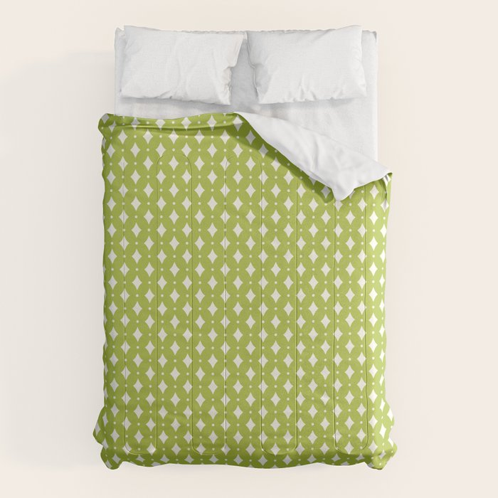 Vintage Stars XVIII Chartreuse Green Comforter Gallery Image 6