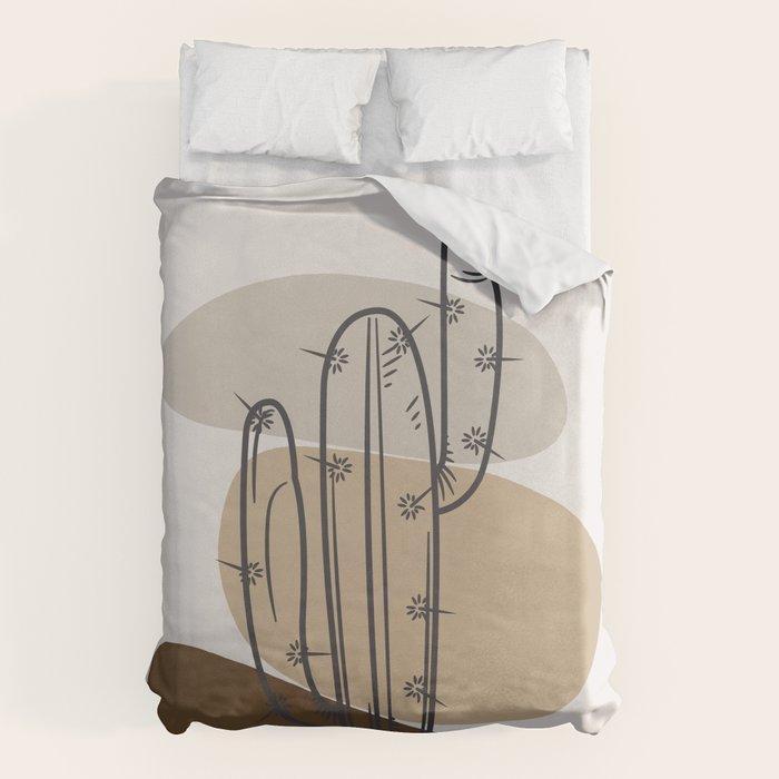 Abstract Cactus Duvet Cover Gallery Image 6