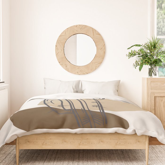 Abstract Cactus Duvet Cover Gallery Image 3