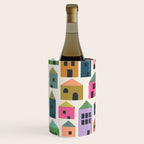 Happy Houses - Multi-colored Wine Chiller Gallery Image 1
