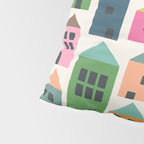 Happy Houses - Multi-colored Pillow Sham Gallery Image 4