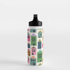 Happy Houses - Multi-colored Water Bottle Gallery Image 3