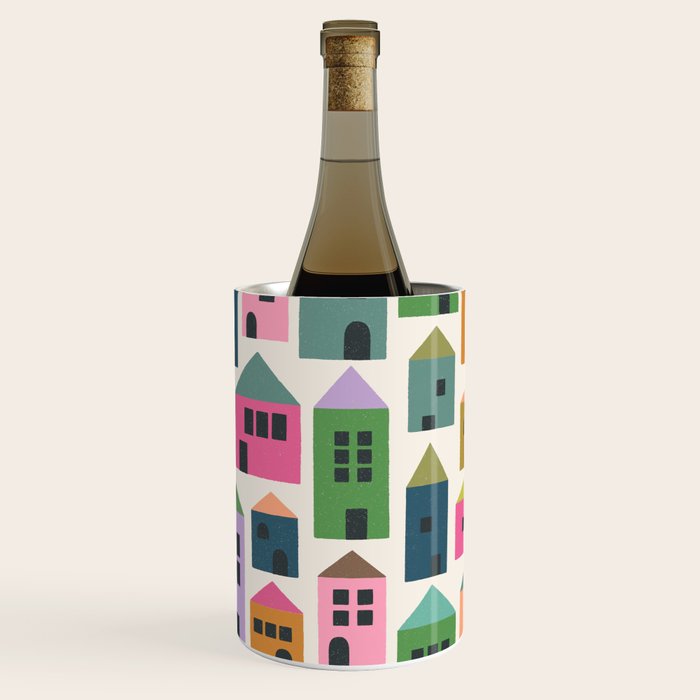 Happy Houses - Multi-colored Wine Chiller Gallery Image 2