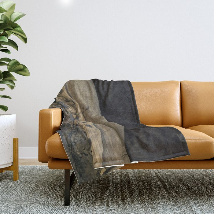 Vintage Football Throw Blanket Gallery Image 1