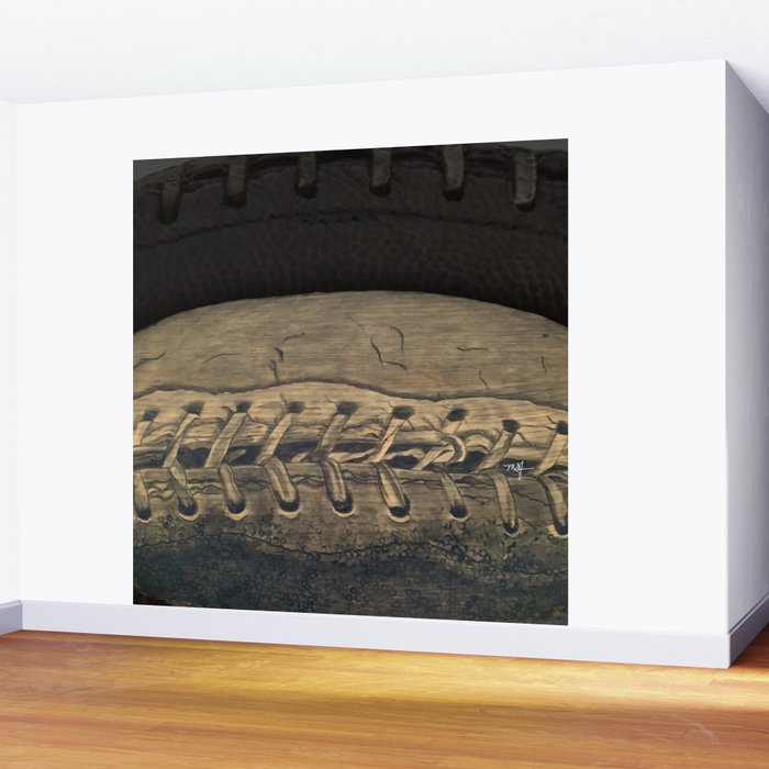 Vintage Football Wall Mural Gallery Image 2