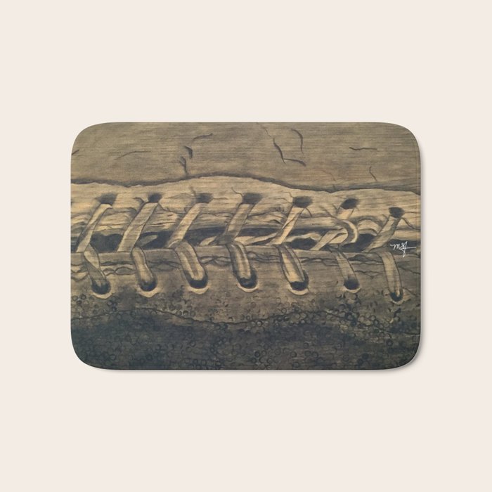 Vintage Football Bath Mat Gallery Image 1