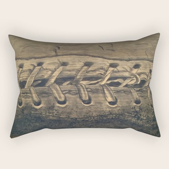 Vintage Football Rectangular Pillow Gallery Image 2