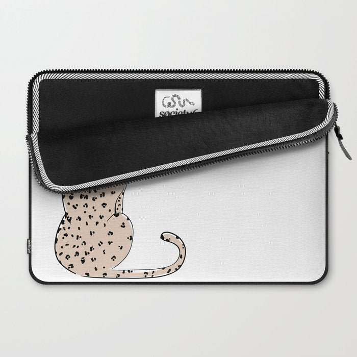 Leopard Chic Laptop Sleeve Gallery Image 2