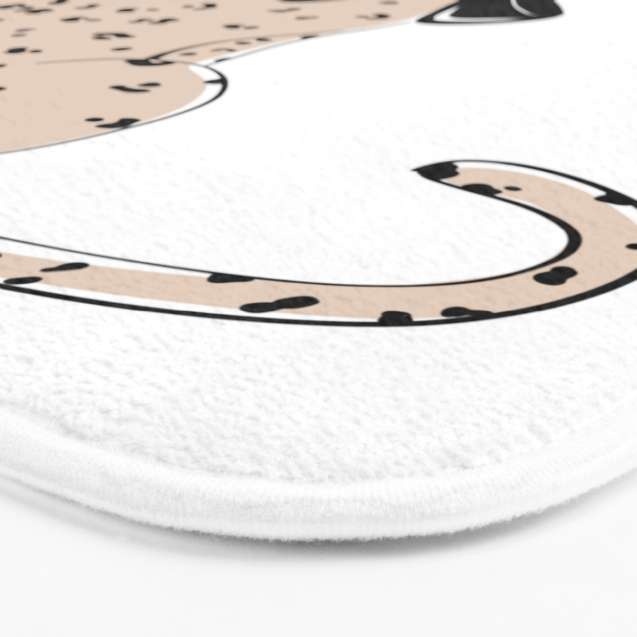 Leopard Chic Bath Mat Gallery Image 3