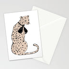 Leopard Chic Stationery Card Gallery Image 2