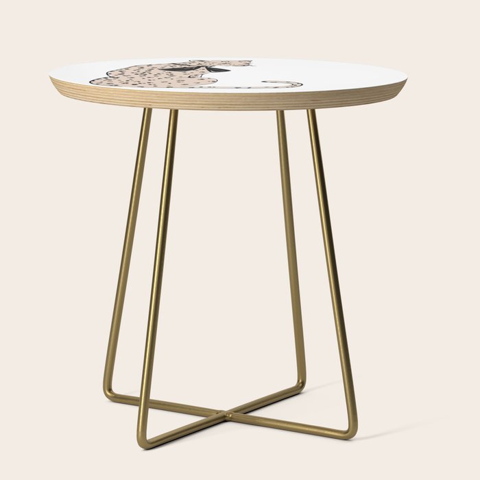 Leopard Chic Side Table Gallery Image 1