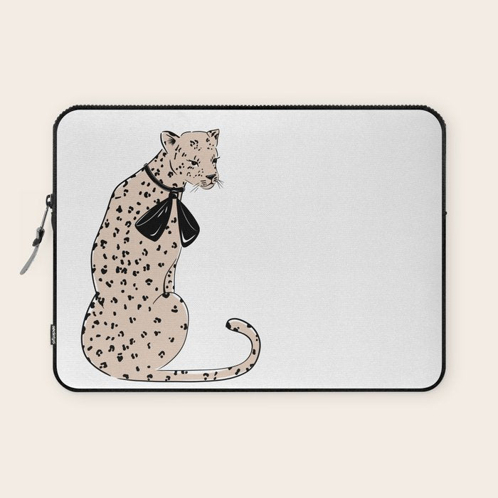 Leopard Chic Laptop Sleeve Gallery Image 1