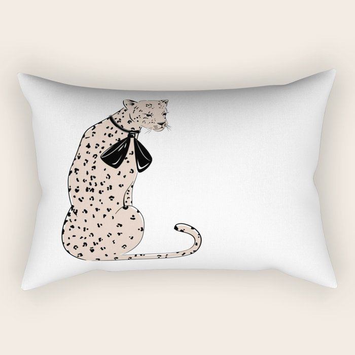 Leopard Chic Rectangular Pillow Gallery Image 2