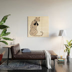 Leopard Chic Wood Wall Art Gallery Image 2