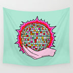The Holy Disco Ball Wall Tapestry Gallery Image 4