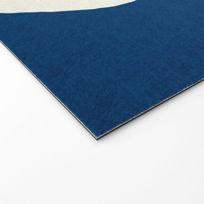 abstract botanical- blue flower Welcome Mat Gallery Image 2