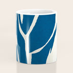 abstract botanical- blue flower Coffee Mug Gallery Image 4