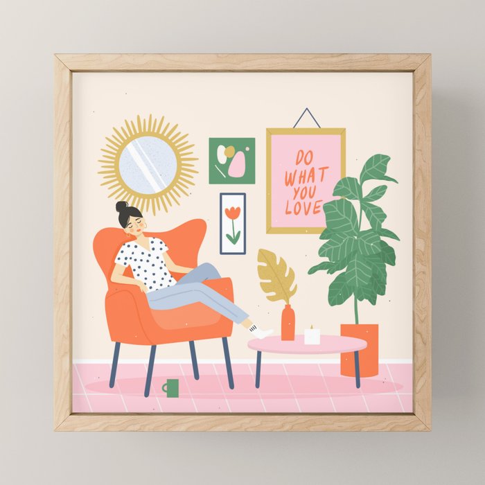Do What You Love Mini Art Print Gallery Image 1