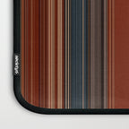 Bold Rust Colorful Stripes Laptop Sleeve Gallery Image 3