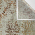 Aged Damask Texture 3 Wall Tapestry Gallery Image 3