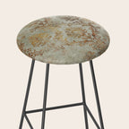 Aged Damask Texture 3 Stool Gallery Image 2