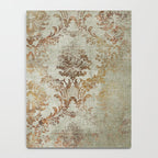 Aged Damask Texture 3 Notebook Gallery Image 4