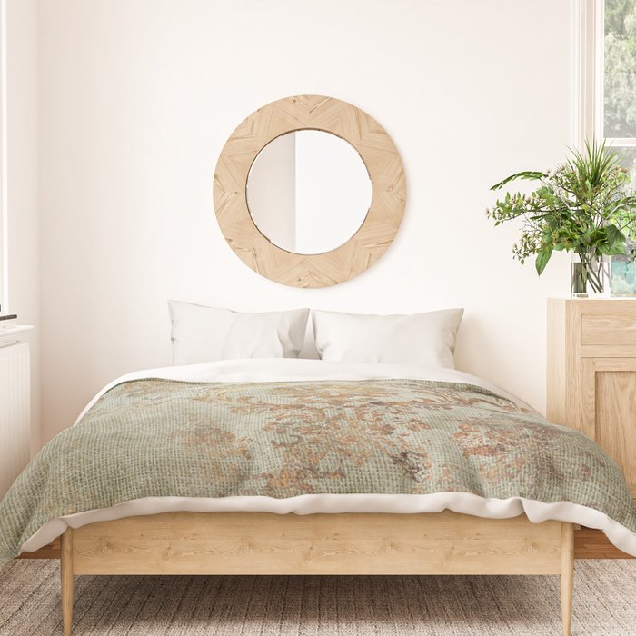 Aged Damask Texture 3 Duvet Cover Gallery Image 3