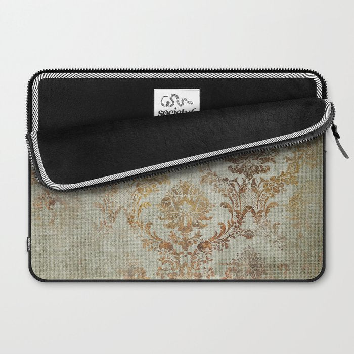 Aged Damask Texture 3 Laptop Sleeve Gallery Image 2