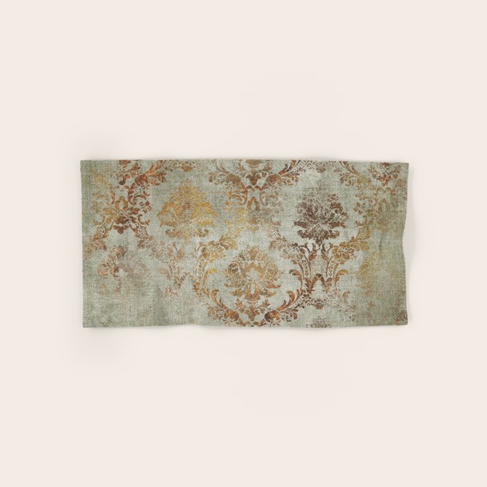 Aged Damask Texture 3 Bath Towel Gallery Image 1