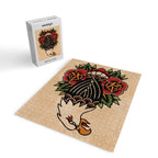 Colour Vintage Eagle Jigsaw Puzzle Gallery Image 2