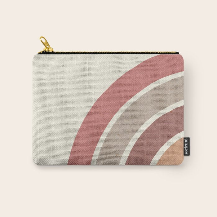 Abstract rainbow 1 Carry All Pouch Gallery Image 1