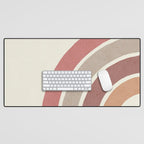 Abstract rainbow 1 Desk Mat Gallery Image 1