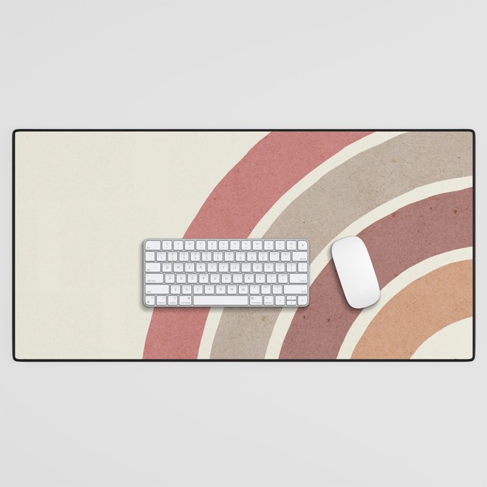 Abstract rainbow 1 Desk Mat Gallery Image 1