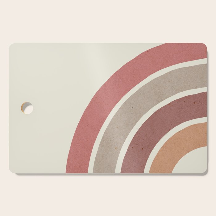 Abstract rainbow 1 Cutting Board Gallery Image 1
