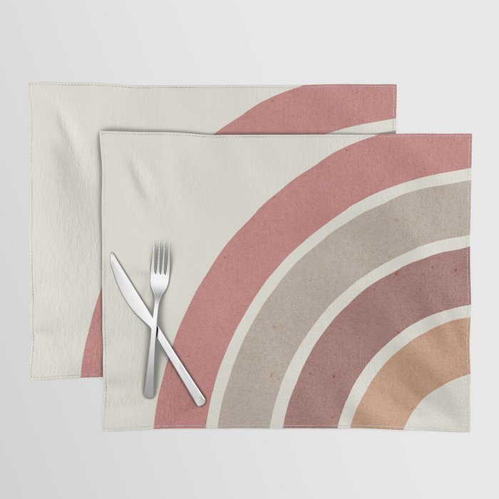 Abstract rainbow 1 Placemat Gallery Image 1
