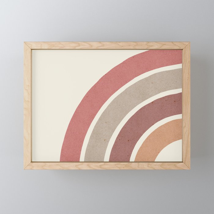 Abstract rainbow 1 Mini Art Print Gallery Image 1